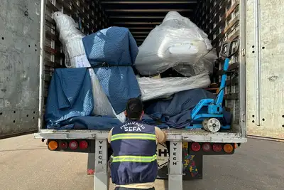 notícia: Equipamentos de ginástica são apreendidos pela Sefa no nordeste paraense