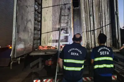 notícia: Sefa apreende R$ 98 mil em mercadorias irregulares no posto fiscal do Gurupi, em Cachoeira do Piriá