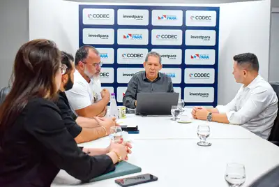 notícia: Codec recebe empreendedor do segmento mineral e logístico interessado em investir em Barcarena
