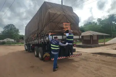 notícia: Sefa apreende equipamentos de academia, botijões de gás e madeira em operações no Pará