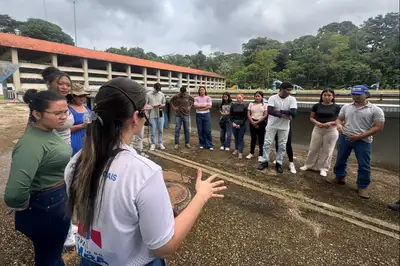 notícia: Cosanpa recebe estudantes da UFPA durante visitação ao Complexo Bolonha