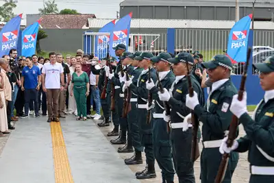 notícia: Governo do Pará entrega nova sede do Comando de Policiamento Regional III em Castanhal