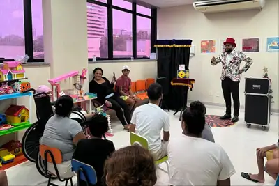 notícia: Hospital Oncológico Infantil celebra Dia do Mágico com ações de humanização e sorrisos