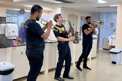 notícia: Projeto 'Sons de Acolhimento' inicia agenda de 2026 no Hospital Ophir Loyola