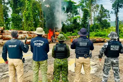 notícia: Segup consolida prejuízo a infratores ambientais em ações integradas com o ICMBio