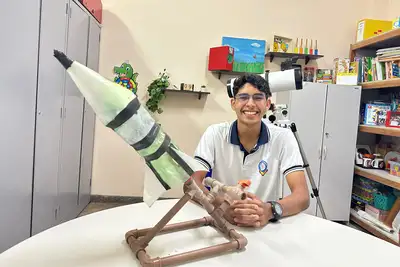 notícia: Estudante da rede pública estadual participa da seletiva Internacional de Astronomia