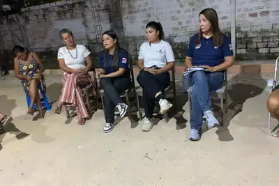 notícia: Em reunião com a comunidade, Cosanpa detalha novo sistema de abastecimento de água de Alter do Chão