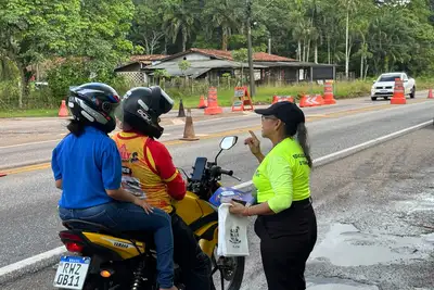 notícia: Operação Carnaval do Detran inicia com ações educativas no acesso a Mosqueiro