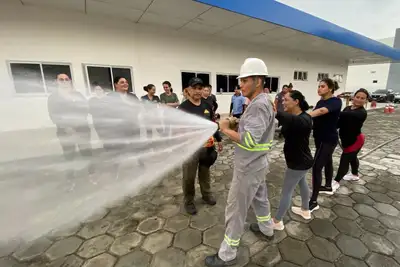 notícia: CHC dos Caetés capacita 33 brigadistas em curso de combate a incêndios