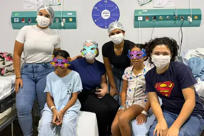 notícia: Hospital Regional do Sudeste do Pará promove ação lúdica para humanizar assistência pediátrica