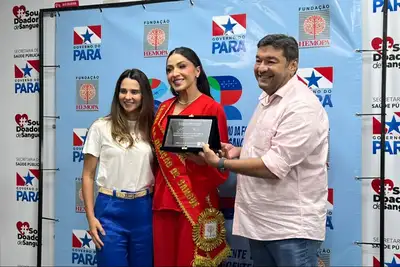 notícia: Representando o Paysandu, Rayana Corrêa vence concurso Rainha da Doação do Hemopa