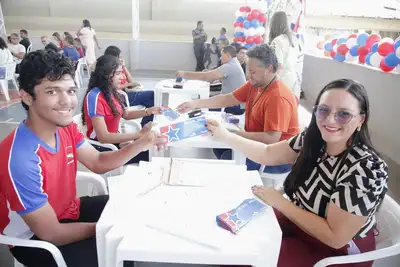 notícia: Em Tailândia, a Seduc realiza atendimentos e leva serviços da Caravana “Educação Por Todo o Pará”