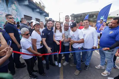 notícia: Governo do Pará entrega 26 ruas revitalizadas no bairro do Tapanã, em Belém