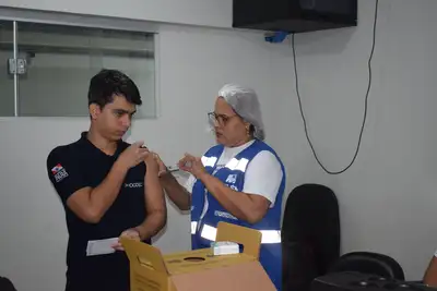 notícia: Codec promove ação de vacinação e reforça proteção à saúde de servidores e familiares