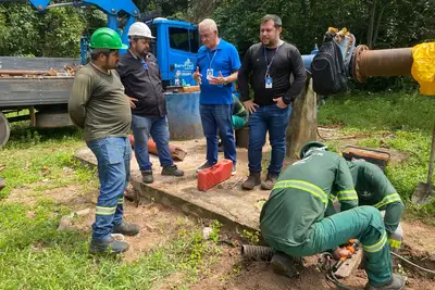 notícia: Cosanpa conclui serviços e abastecimento de água está normalizado em bairros de Santarém