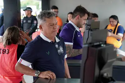 notícia: Re-Pa 782 registra 93% de entradas dos torcedores azulinos por reconhecimento facial