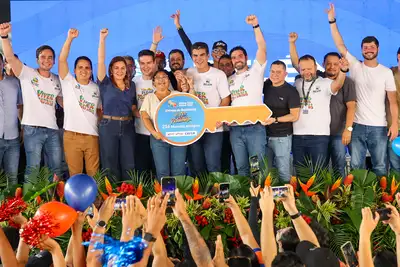 notícia: Parceria entre Estado, União e Prefeitura garante entrega de 256 moradias do Residencial Viver Pratinha, em Belém