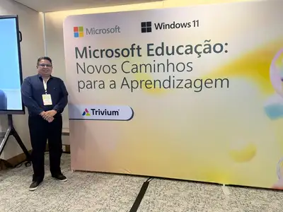notícia: Seduc participa de evento da Microsoft com foco em inteligência artificial na educação