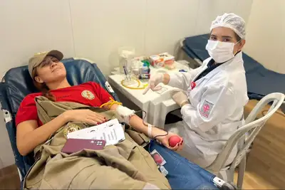 notícia: Hemopa mobiliza campanha de doação de sangue no Hospital da Mulher, em Belém