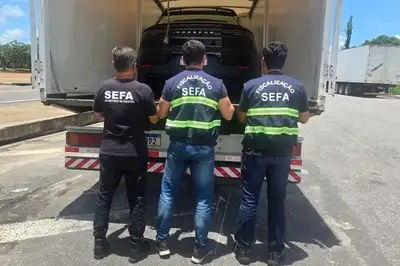 notícia: Sefa apreende um veículo porsche avaliado em R$ 920.000,00 em Cachoeira do Piriá