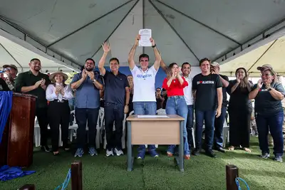 notícia: Governo do Pará firma convênio para equipar Hospital Municipal de Almeirim e ampliar assistência em saúde na região