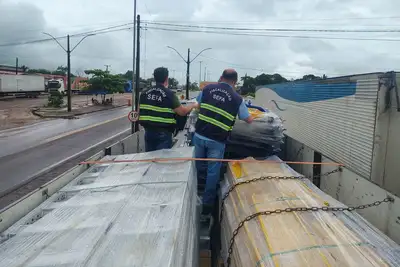 notícia: Sefa apreende moldes e estruturas para concreto em Cachoeira do Piriá