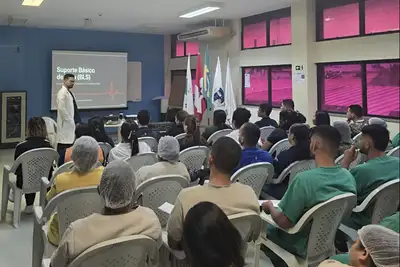 notícia: HRPM fortalece cultura de segurança do paciente com capacitação contínua e assistência humanizada no Marajó