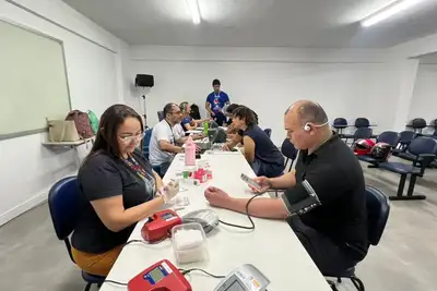 notícia: Campanha do Hemopa em Faculdade mobiliza mais de 220 voluntários em Belém