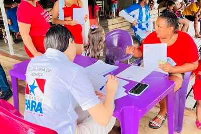 notícia: Seju realiza mais de 1,6 mil atendimentos em ação de cidadania no Marajó