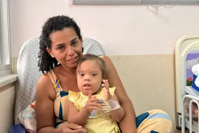 notícia: Hospital de Clínicas promove ação de inclusão e acolhimento no Dia Internacional da Síndrome de Down
