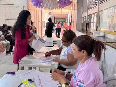 notícia: Mutirão na Uremia realiza mais de 500 atendimentos a mulheres pelo Março Lilás