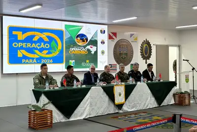 notícia: Seduc e Ministério da Defesa firmam parceria no lançamento da Operação Carimbó no Pará