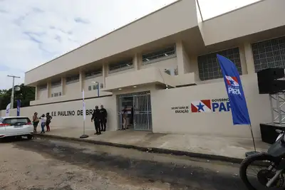 notícia: Governo do Pará entrega escola com inovação e tecnologia para mais de mil alunos em Portel