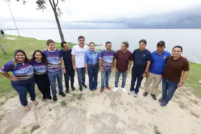 notícia: Governo do Pará autoriza início da obra da orla de Portel, na Região do Marajó 