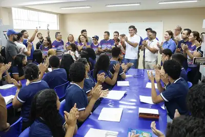 notícia: Governo do Pará entrega escola com inovação e tecnologia para mais de mil alunos em Portel