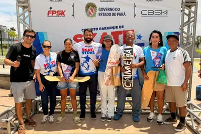 notícia: Governo do Pará encerra 1ª etapa do Circuito Paraense de Skate Street 2026 em Belém