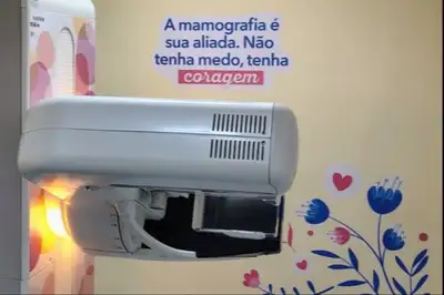 notícia: Sala de mamografia da Policlínica Metropolitana ganha ambientação humanizada e reforça acolhimento às mulheres