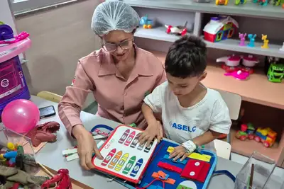 notícia: Reinauguração da Brinquedoteca marca dez mil atendimentos pediátricos em 13 meses no HRPA 