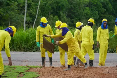 notícia: Obra da Avenida Liberdade impulsiona trabalho prisional e fortalece inclusão no Pará
