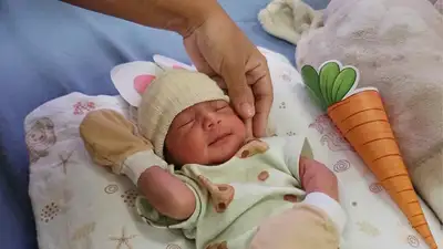 notícia: Páscoa é momento de renovação e alegria na maternidade do Hospital Dr. Abelardo Santos