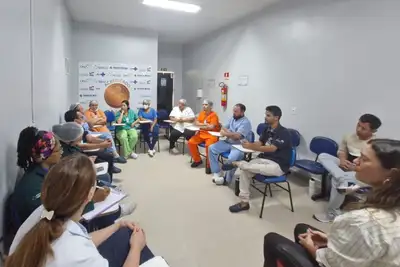 notícia: Hospital Santa Rosa promove dinâmicas que auxiliam a saúde mental dos profissionais