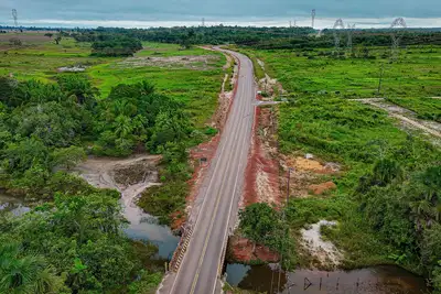 notícia: Governo acompanha fase final das obras na Rodovia PA-151, no Baixo Tocantins