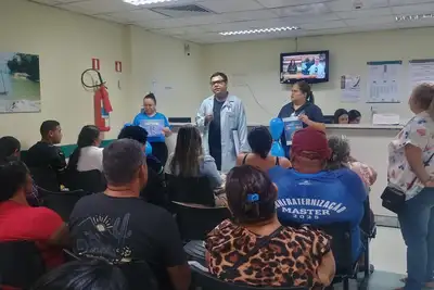 notícia: HRPM leva informação sobre o autismo aos seus usuários e acompanhantes