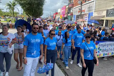 notícia: Natea Caetés participa da "9ª Caminhada pela Conscientização do Autismo" em Capanema