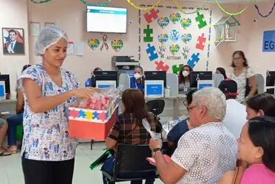 notícia: Policlínica Metropolitana promove ações de conscientização sobre o autismo 