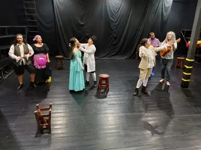 notícia: Grupo teatral Cena Aberta retoma atividades com oficina e espetáculo no Curro Velho