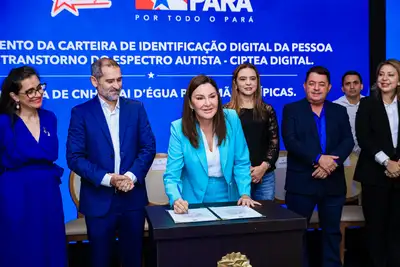 notícia: Governadora do Pará lança carteira de identificação digital para pessoas com autismo