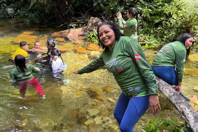 notícia: 'Trilha Ecológica de Mulheres' leva profissionais de saúde à Serra das Andorinhas