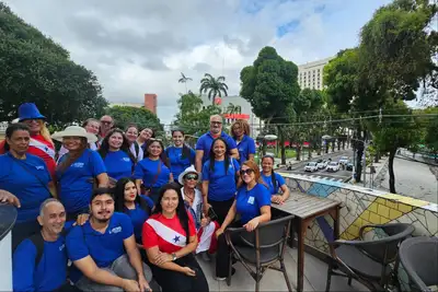 notícia: Alunos de curso técnico realizam city tour educativo em pontos históricos de Belém