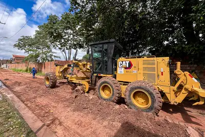 notícia: Obras do programa Asfalto Por Todo o Pará iniciam no bairro do Tapanã, em Belém